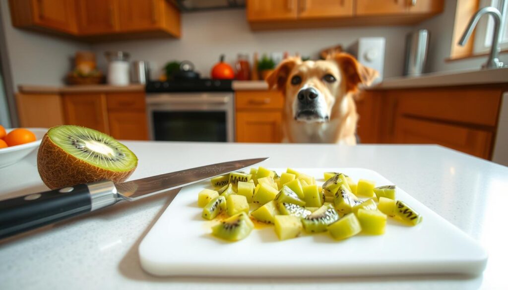 Preparing kiwi for dogs safely Preparing kiwi for dogs safely
