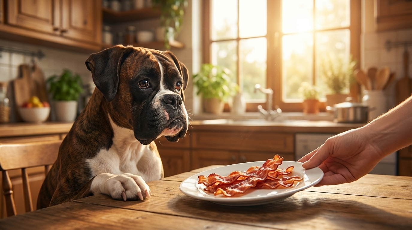 can dogs have bacon