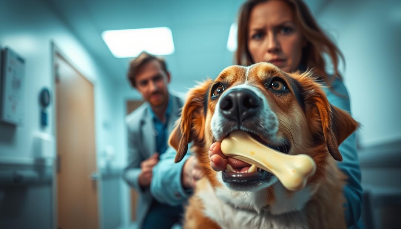what to do if dog eats chicken bones