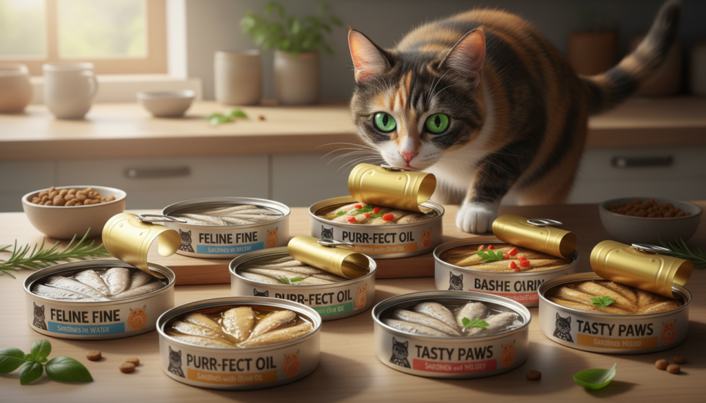 Choosing the right type of sardines for cats