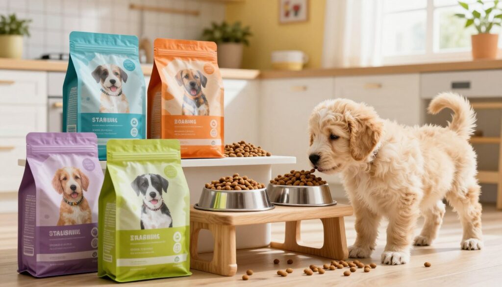 Top dry kibble choices for Labradoodle puppies