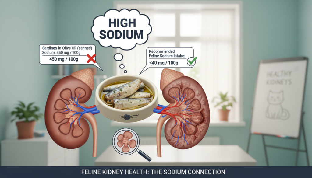 sodium content impact on cat kidney health