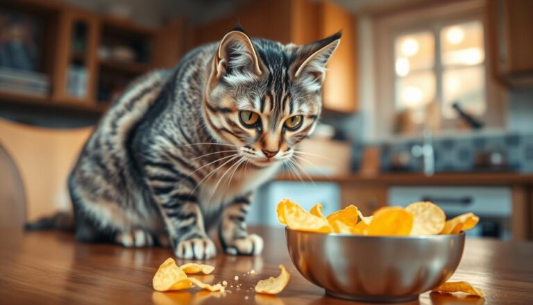 can cats eat potato chips