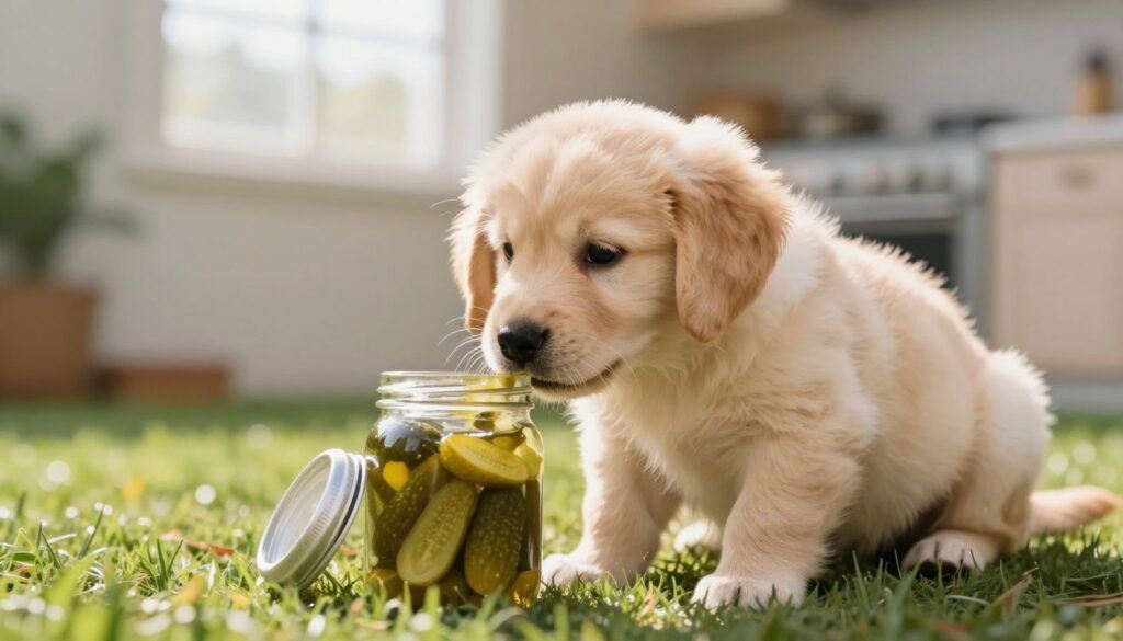 can puppies eat sweet pickles