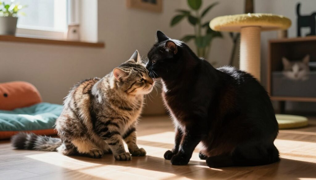 feline dominance grooming behavior in cats