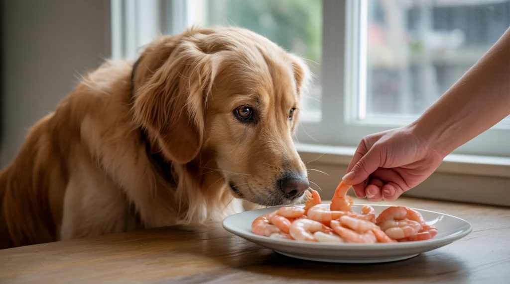 is shrimp bad for dogs