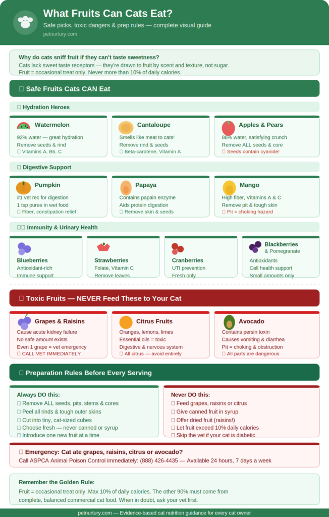 what fruits can cats eat