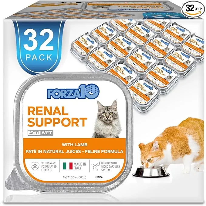 Forza10 - Renal Wet Cat Food for Kidney Support, 3.5 oz, 32-Pack
